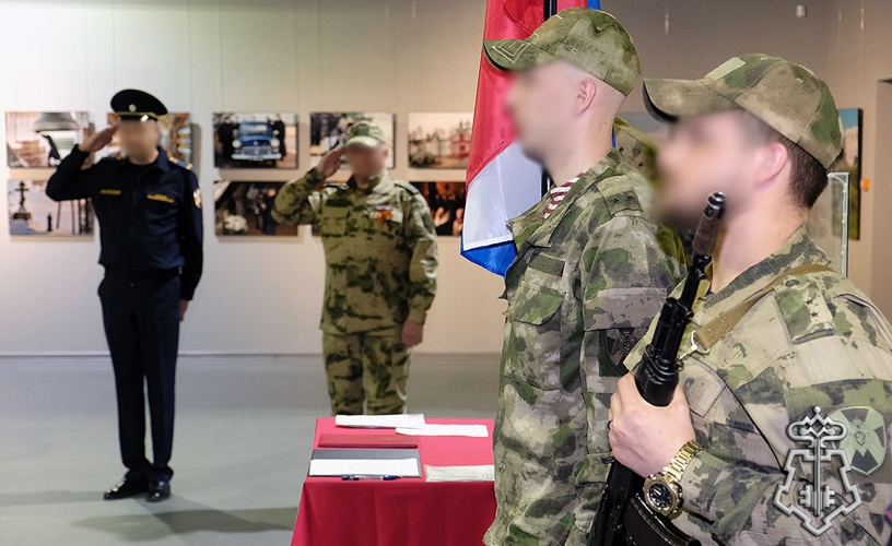 Присяга сотрудников Росгвардии впервые прошла в Запорожской области