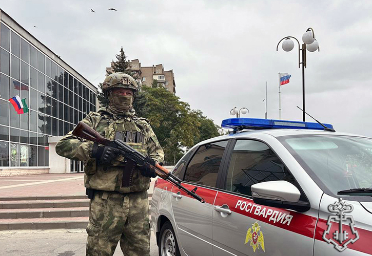 Росгвардия и полиция обеспечили безопасность Дня воссоединения исторических регионов с Россией в Запорожской области