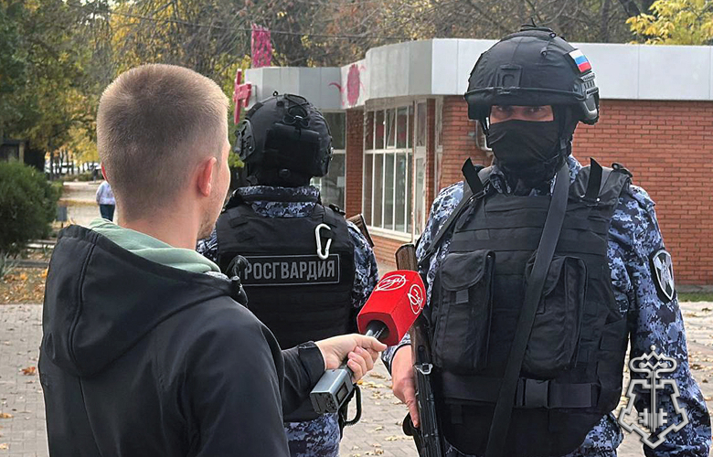 Журналисты областной телекомпании «За! ТВ» познакомились со службой во вневедомственной охране Росгвардии