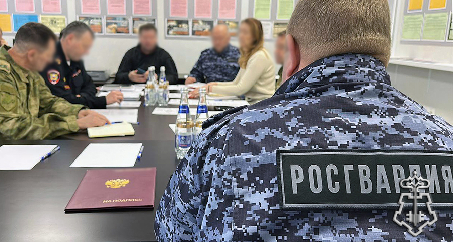 В Запорожской области прошло заседание Оперативного штаба Росгвардии