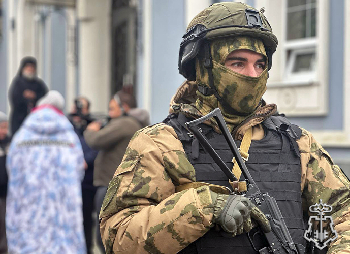 В Запорожской области при участии Росгвардии обеспечена безопасность религиозных мероприятий, посвященных православной святыне