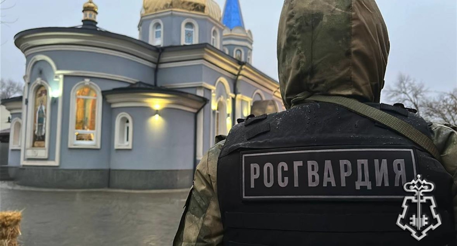 Росгвардейцы в Запорожской области обеспечили безопасность рождественских праздников