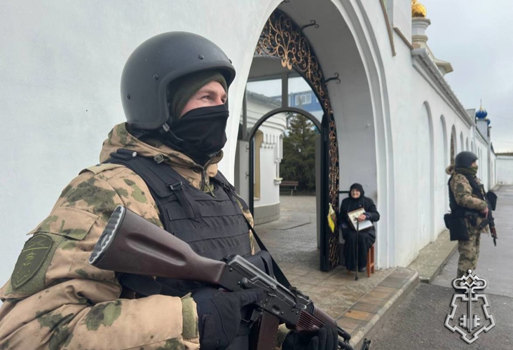 Росгвардейцы в Запорожской области обеспечили безопасность рождественских праздников