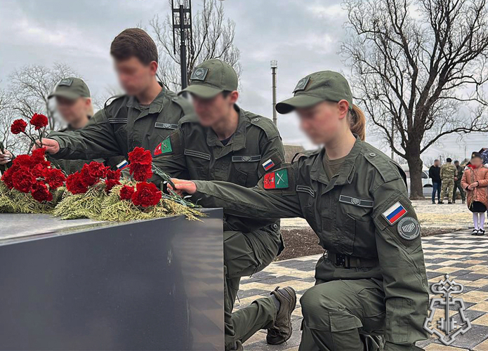 Аллея Росгвардии появилась в Запорожской области