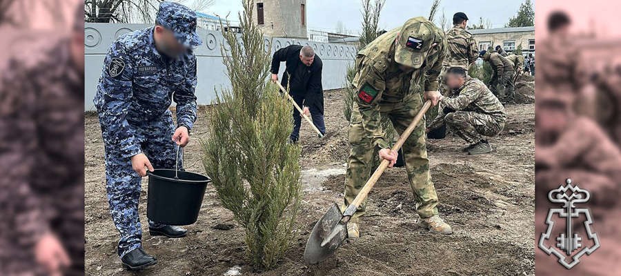 Аллея Росгвардии появилась в Запорожской области