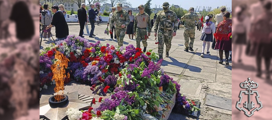 Дань уважения и памяти отдали победителям и ветеранам Великой Отечественной войны росгвардейцы в Запорожской области