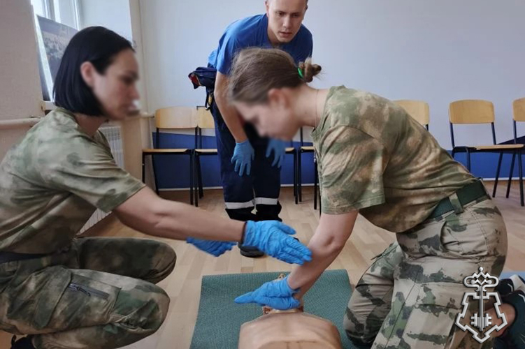 Росгвардейцы в Запорожской области прошли курсы оказания первой медицинской помощи