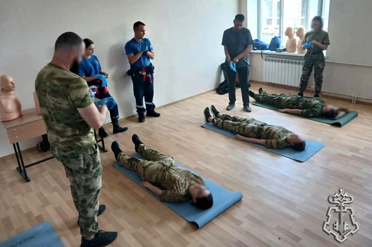 Росгвардейцы в Запорожской области прошли курсы оказания первой медицинской помощи