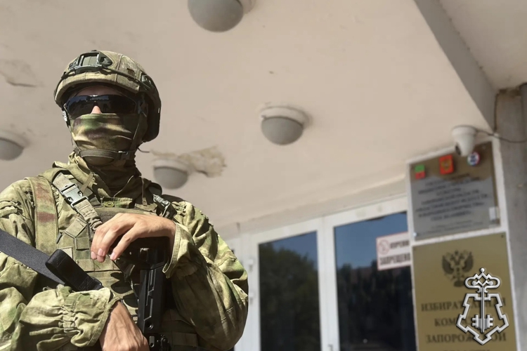 В Запорожской области Росгвардия обеспечила безопасность в Единый день голосования